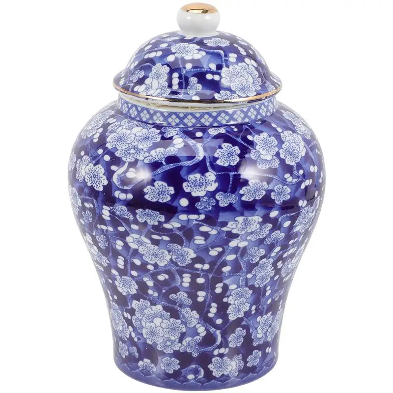 Sealed Blue White Ceramic Tea Canister Porcelain Storage Jar Airtight Tea Container Kitchen Decorative Vase Home Gift For