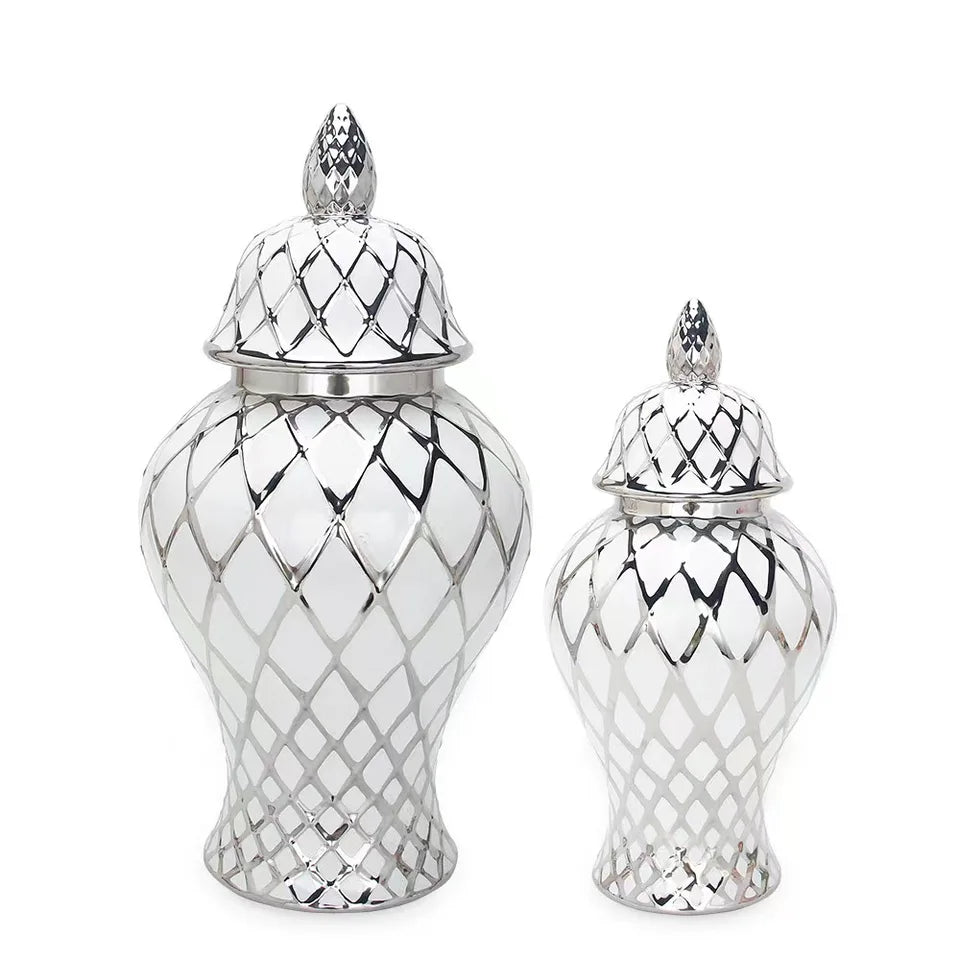 Light Luxury Ceramic General Vase, Flower Arrangement Jar, Soft Crafts, Storage Arrangement Jar, Home Gift