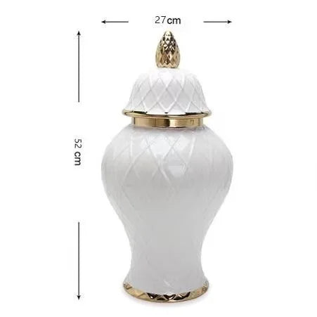 Light Luxury Ceramic General Vase, Flower Arrangement Jar, Soft Crafts, Storage Arrangement Jar, Home Gift